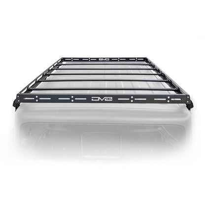 DV8 Offroad Roof Rack Base Gutter Rail Mount Clamp-On Black Steel Construction