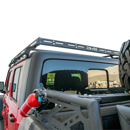 DV8 Offroad Roof Rack Base Gutter Rail Mount Clamp-On Black Steel Construction