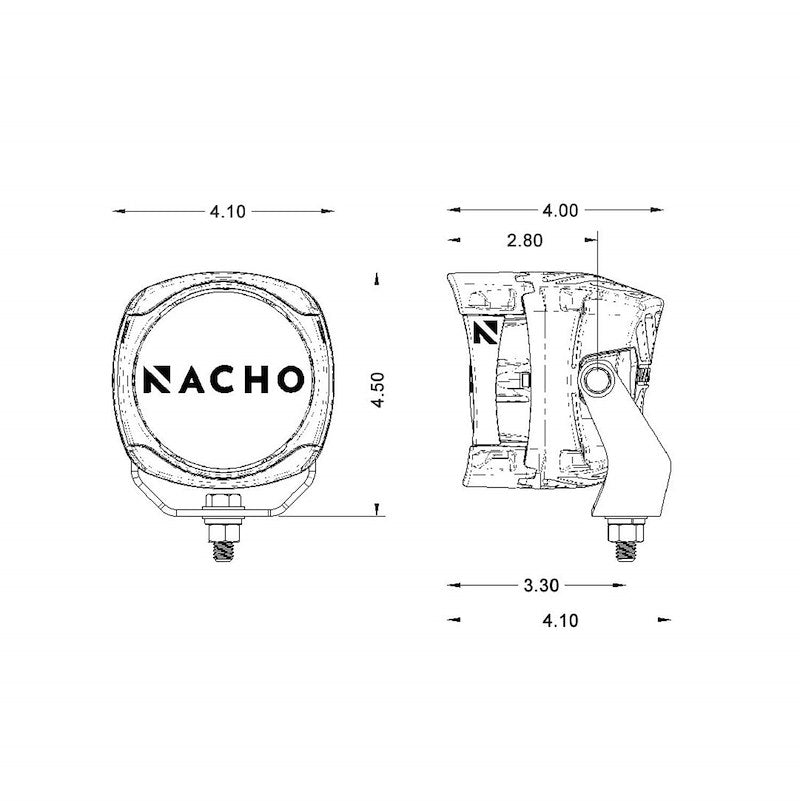 ARB NACHO Quatro LED Auxiliary Off-Road Combo Light Set