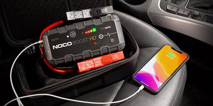 NOCO Portable Lithium Jump Starter for Cars, Trucks, SUVs, Boats, RVs & More up to 8L Gas or 6L Diesel Engines - 12V 2000A