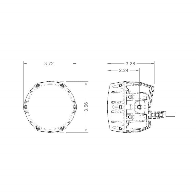 ARB NACHO Quatro LED Auxiliary Off-Road Combo Light Set