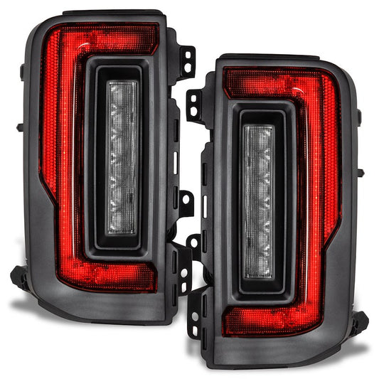 Oracle LED Tail Lights Clear Lens Black Housing Red Bulb Flush Mount