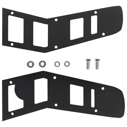 ARB Headlight Guard Set for Truck – Fits 2011-2016 Ford F-250 / F-350 Super Duty – Black Steel, For Use With ARB Modular Bumper (2PC)