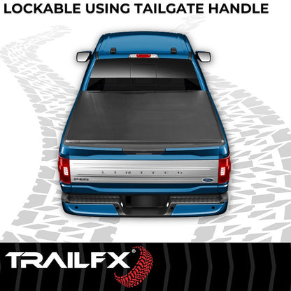TrailFX Soft Folding Tonneau Cover for Pickup Trucks - Fits 1983-2011 Ford Ranger & 1994-2009 Mazda B-Series (B2300/B2500/B3000/B4000)