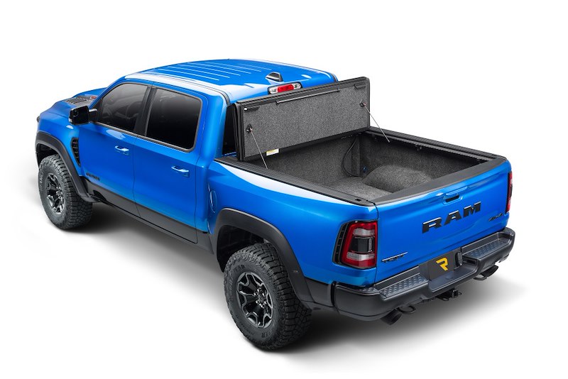 UnderCover Ultra Flex Hard Folding Tonneau Cover 5'7" Fits 2019-25 Ram 1500 (New Body Style) w/o RamBox and w/o Multifunction Tailgate