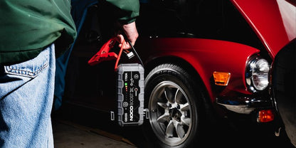 NOCO Portable Lithium Jump Starter with LED Light, USB-C/USB Ports & HD Clamps for Cars, Trucks, SUVs, Boats & More - 12V 1750A