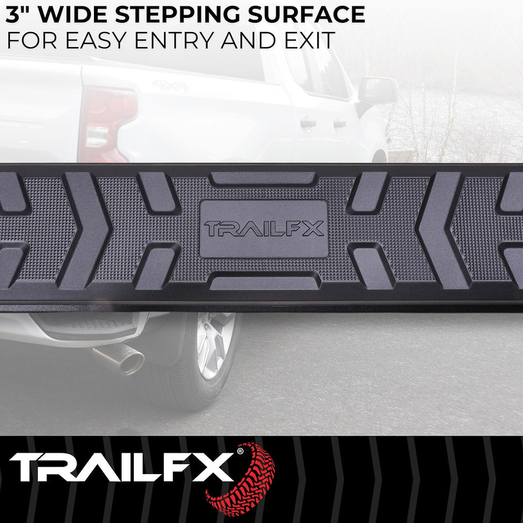 TrailFX A4 Step Bars for 2019-22 GM Silverado/Sierra Crew Cab (AL4006B)