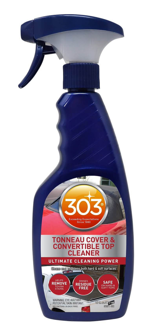 303 Products Vinyl Cleaner – 16oz Spray Bottle for Tonneau Covers, Convertible Tops & Car Bras (1PC)