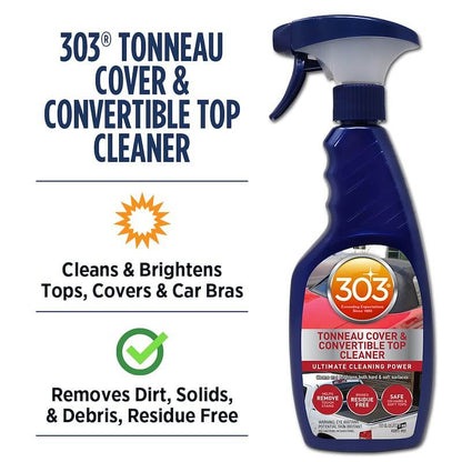 303 Products Vinyl Cleaner – 16oz Spray Bottle for Tonneau Covers, Convertible Tops & Car Bras (1PC)