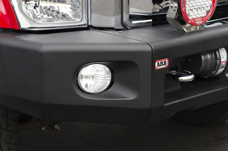 ARB Modular Front Bumper for Truck – Fits 2011-2016 Ford F-250 / F-350 / F-450 Super Duty – Black Steel, With Winch & D-Ring Mounts (1PC)