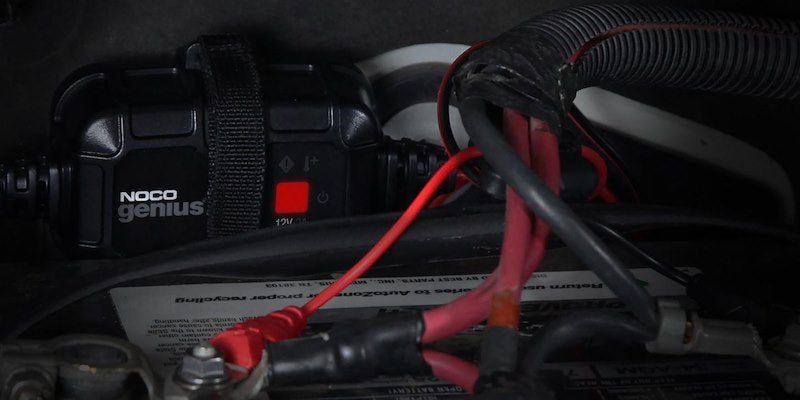 NOCO Battery Charger for 6V & 12V Lead-Acid and Lithium Batteries - 2A, 9-Step Fully Automatic - 120-240V AC