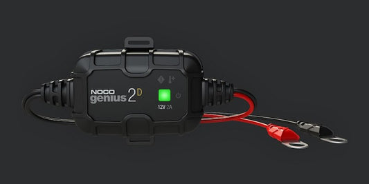 NOCO Battery Charger Direct-Mount for 12V Lead-Acid Batteries - 2A, Fully Automatic - 120-240V AC