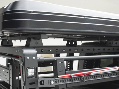 ZROADZ Overland Rack Crossbars for 2019-2023 Pickup - Black Mild Steel, 2-Piece Bolt-On Set