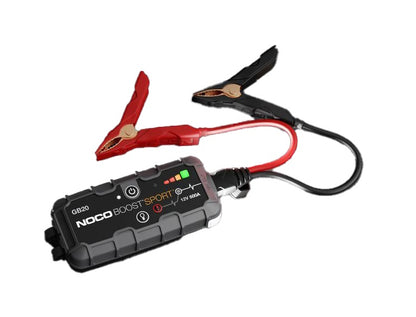 NOCO Portable Lithium Jump Starter for Motorcycle, ATV, UTV, Lawn Equipment & Cars up to 4L Gas Engines – 12V 500A