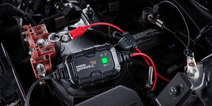 NOCO Battery Charger Direct-Mount for 12V Lead-Acid Batteries - 2A, Fully Automatic - 120-240V AC
