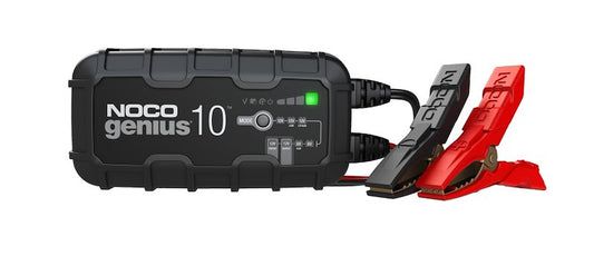 NOCO Battery Charger for 6V & 12V Lead-Acid and Lithium Batteries - 10A, 9-Step Fully Automatic - 120-240V AC