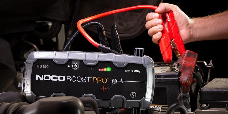 NOCO Portable Lithium Jump Starter for Cars, Trucks, SUVs, Boats, RVs & More up to 9L Gas or 7L Diesel Engines - 12V 3000A