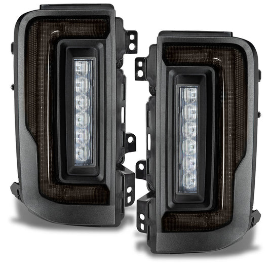 Oracle LED Tail Lights Tinted Lens Black Housing Amber/Red/White Bulbs