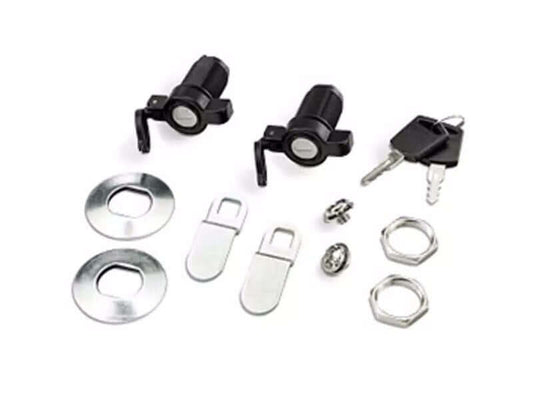 tonneau cover lock for pickup trucks with keys and installation hardware for secure truck bed access.