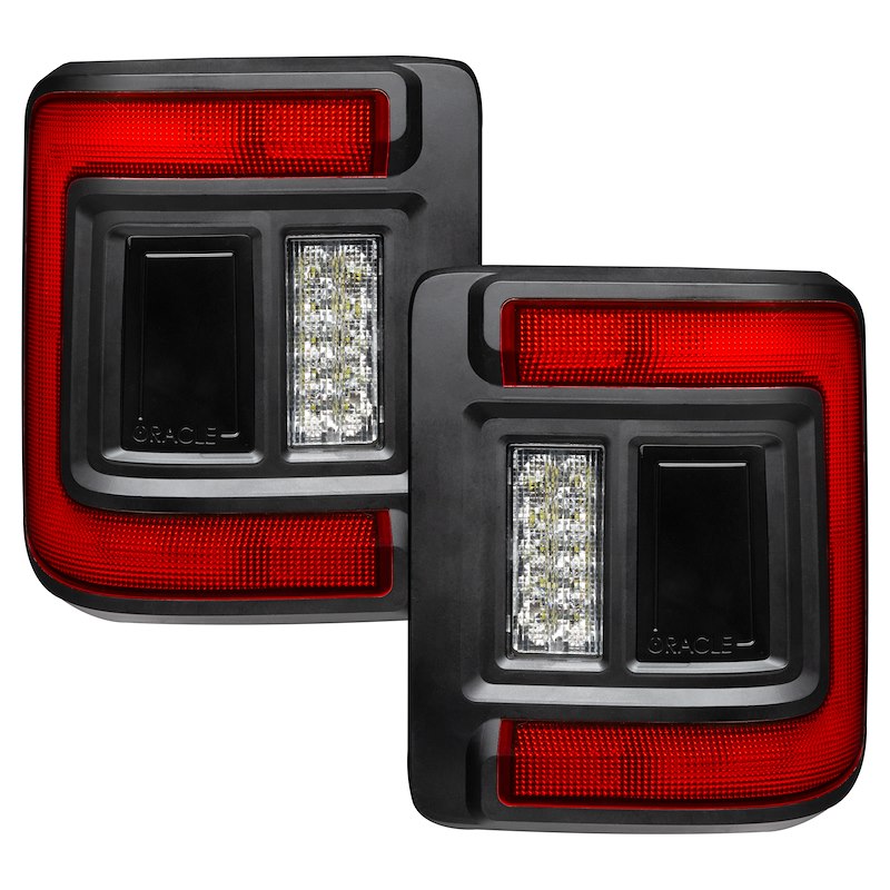 Oracle Lighting Tail Light Assembly - Fits 2018–2025 Jeep Wrangler JL - LED Clear Lens Flush Mount