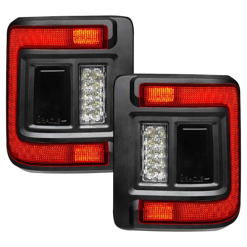 Oracle Lighting Tail Light Assembly - Fits 2018–2025 Jeep Wrangler JL - LED Clear Lens Flush Mount