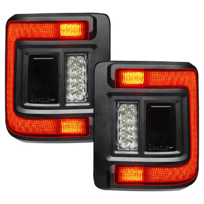 Oracle Lighting Tail Light Assembly - Fits 2018–2025 Jeep Wrangler JL - LED Clear Lens Flush Mount