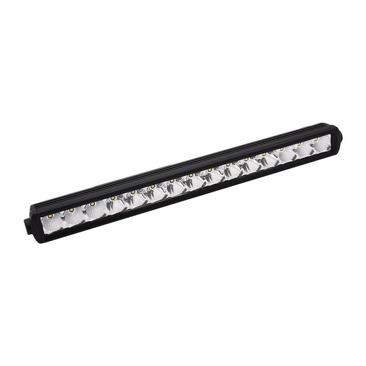TrailFX 20" LED Light Bar 75W Spot and Flood Beam 9000 Raw Lumens 6567 Effective Lumens Black Housing with Wiring and Mounting Brackets
