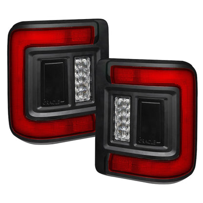 Oracle Lighting Tail Light Assembly - Fits 2018–2025 Jeep Wrangler JL - LED Clear Lens Flush Mount