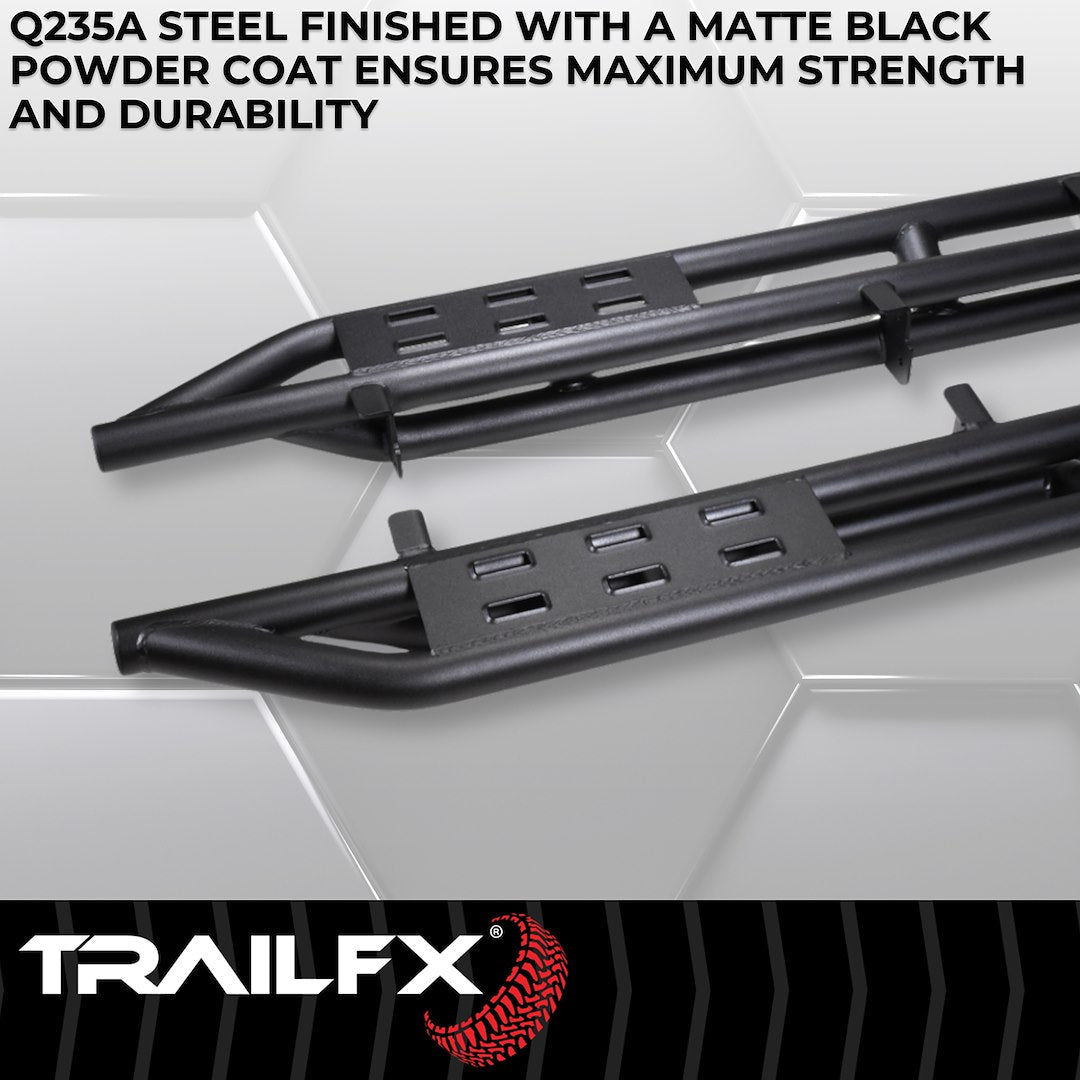 TrailFX Rocker Guards for 2021-25 Ford Bronco 2 Door (BR012T)