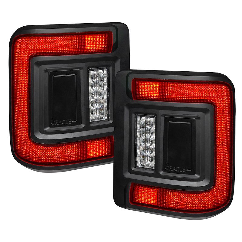 Oracle Lighting Tail Light Assembly - Fits 2018–2025 Jeep Wrangler JL - LED Clear Lens Flush Mount