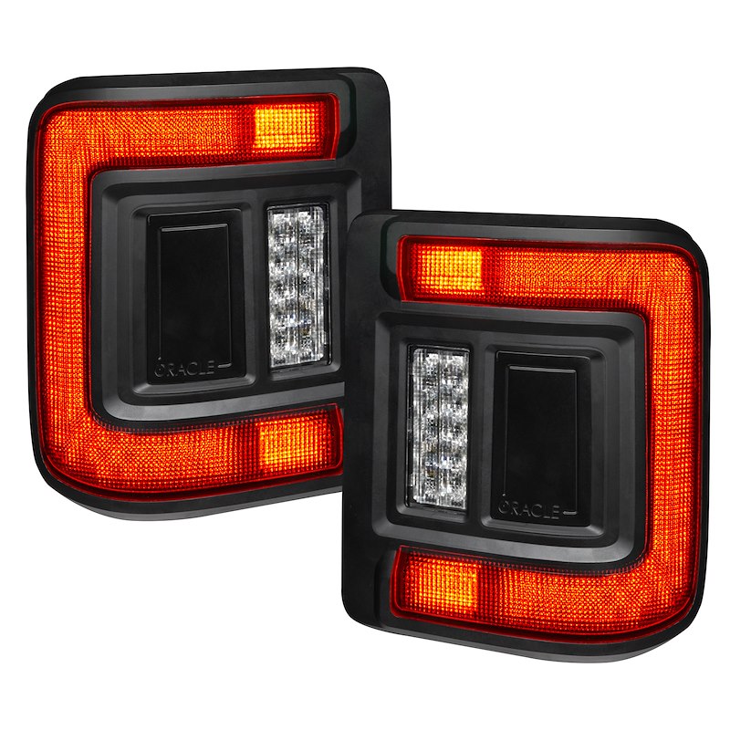 Oracle Lighting Tail Light Assembly - Fits 2018–2025 Jeep Wrangler JL - LED Clear Lens Flush Mount