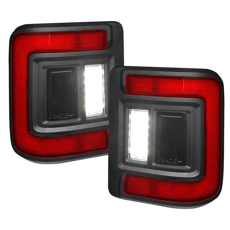 Oracle Lighting Tail Light Assembly - Fits 2018–2025 Jeep Wrangler JL - LED Clear Lens Flush Mount