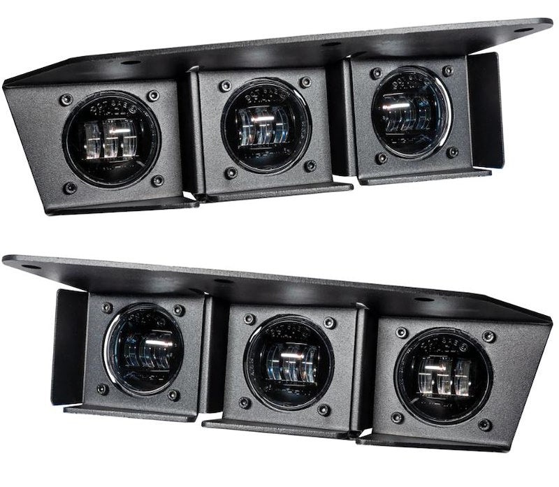 Oracle Rectangular LED Fog Lights 90W 6000 Lumens Clear Lens White