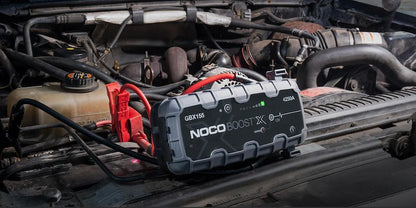 NOCO Portable Lithium Jump Starter with LED Light, Dual USB & HD Clamps for Cars, Trucks, SUVs, Boats & More - 12V 4250A