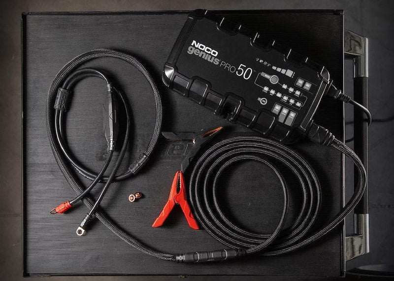 NOCO Battery Charger Genius PRO for 6V, 12V & 24V Lead-Acid and Lithium Batteries - 50A/25A, Fully Automatic - 120-240V AC