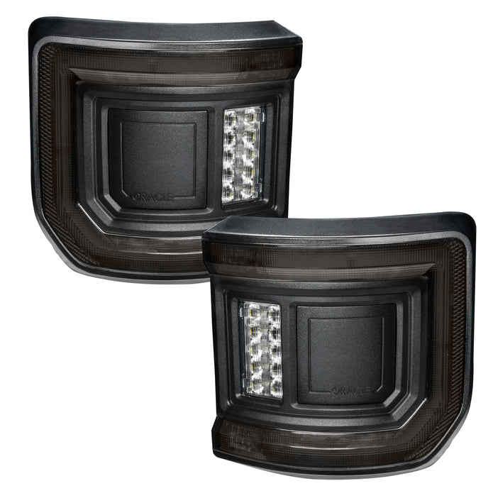 Oracle LED Tail Lights Tinted Lens Black Housing Flush Mount 10 LEDs