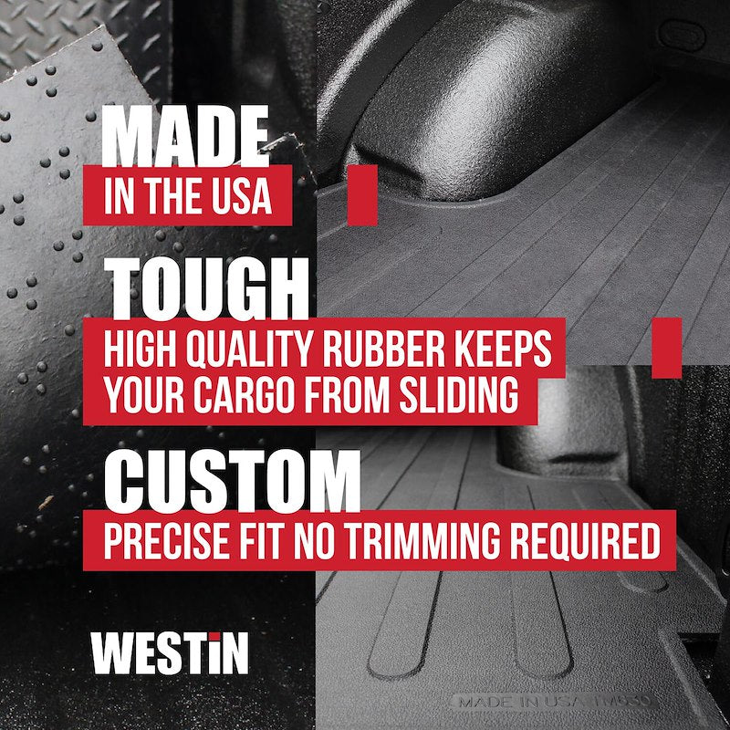 Westin Rubber Bed Mat - Fits 2022–2026 Ford Maverick (Tailgate Mat Not Included)