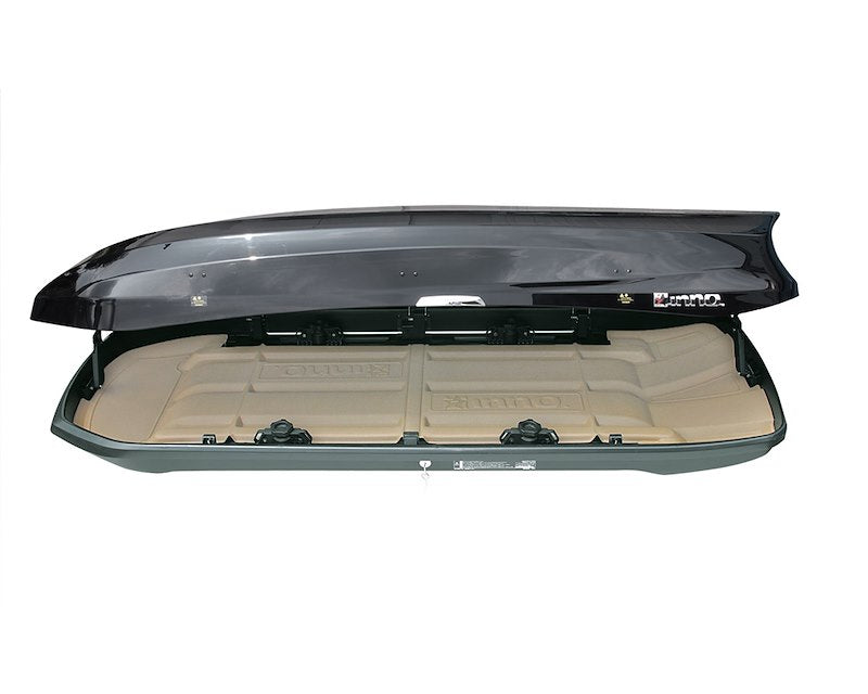 InnoRacks Wedge Plus Cargo Box  for SUVs with All Crossbars, Lockable, 13 cu ft, Dual-Side Opening, Black