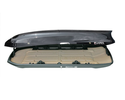 InnoRacks Wedge Plus Cargo Box  for SUVs with All Crossbars, Lockable, 13 cu ft, Dual-Side Opening, Black