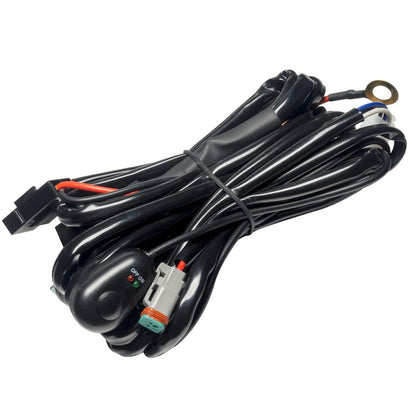 Oracle Rectangular LED Fog Lights 90W Amber Lens Black Steel Housing