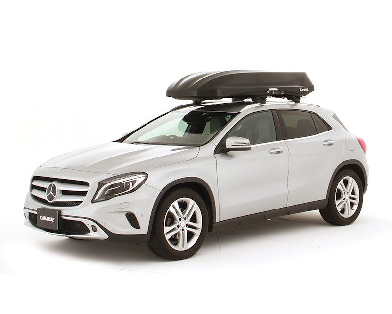 InnoRacks Wedge Plus Cargo Box  for SUVs with All Crossbars, Lockable, 13 cu ft, Dual-Side Opening, Black