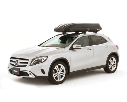InnoRacks Wedge Plus Cargo Box  for SUVs with All Crossbars, Lockable, 13 cu ft, Dual-Side Opening, Black