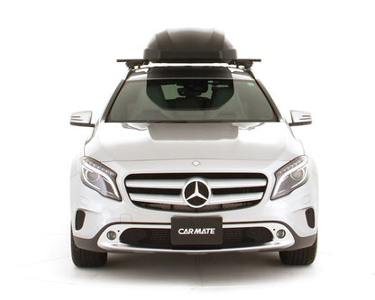 InnoRacks Wedge Plus Cargo Box  for SUVs with All Crossbars, Lockable, 13 cu ft, Dual-Side Opening, Black