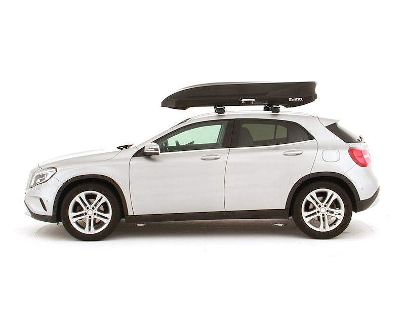 InnoRacks Wedge Plus Cargo Box  for SUVs with All Crossbars, Lockable, 13 cu ft, Dual-Side Opening, Black