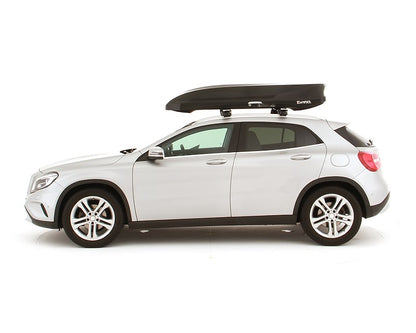 InnoRacks Wedge Plus Cargo Box  for SUVs with All Crossbars, Lockable, 13 cu ft, Dual-Side Opening, Black