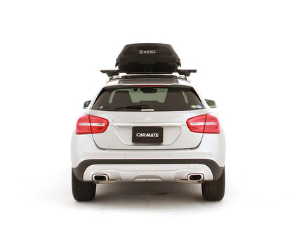 InnoRacks Wedge Plus Cargo Box  for SUVs with All Crossbars, Lockable, 13 cu ft, Dual-Side Opening, Black