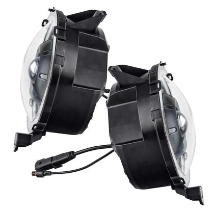 Oracle Light Oculus Bi-LED Projector Headlights for Fits 2018-25 Jeep Wrangler JL / Gladiator JT - Graphite Metallic - 5500K