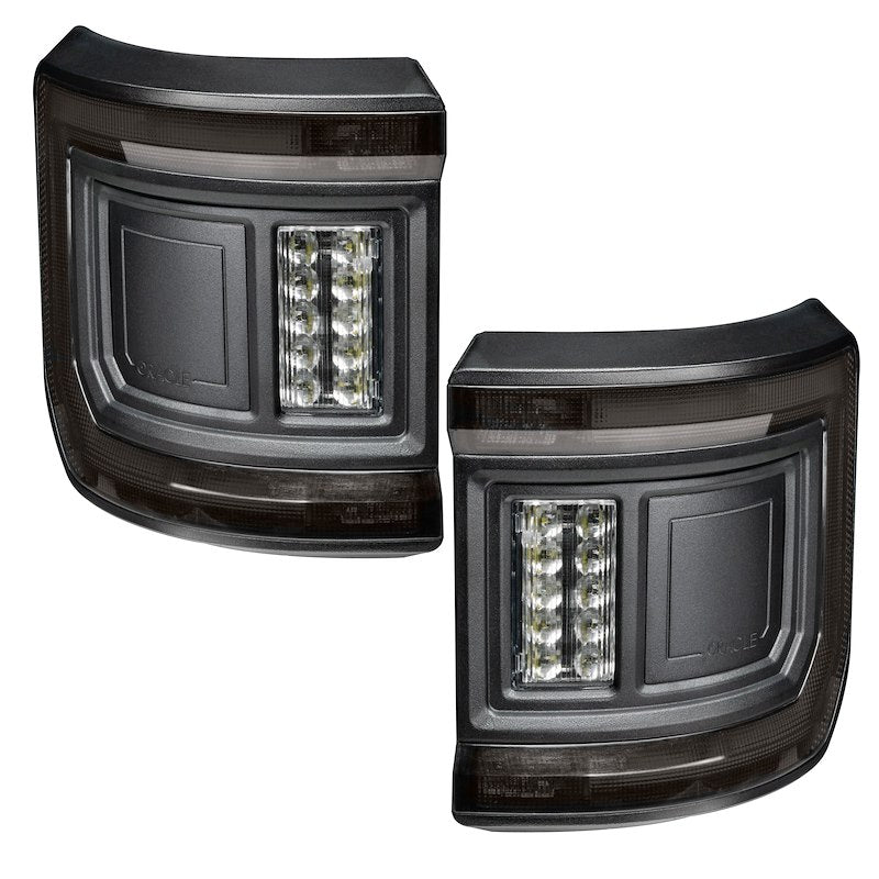 Oracle LED Tail Lights Tinted Lens Black Housing Flush Mount 10 LEDs