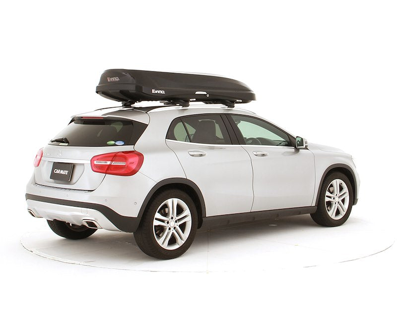 InnoRacks Wedge Plus Cargo Box  for SUVs with All Crossbars, Lockable, 13 cu ft, Dual-Side Opening, Black