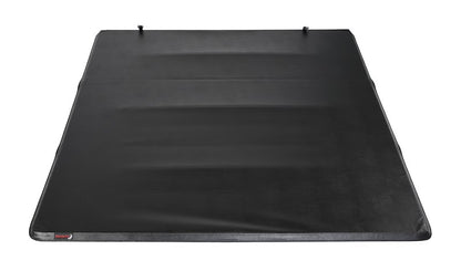 TrailFX Soft Folding Tonneau Cover for Pickup Trucks - Fits 2022-2025 Toyota Tundra (w/Deck Rails)